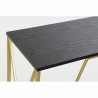 Console DKD Home Decor Noir Doré Bois Métal 107,5 x 36 x 79,5 cm