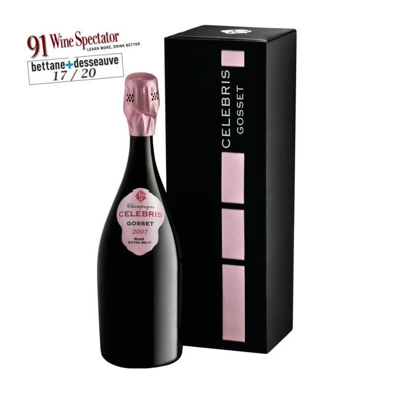 Champagne Gosset Millésimé 2007 Rosé - 75 cl