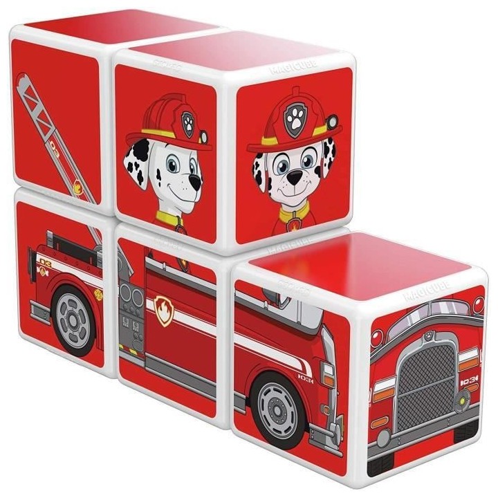 MAGICUBE - Pat' Patrouille Véhicule Marcus (5 Cubes) - Modele Aléato