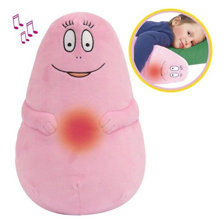 Barbapapa - Peluche Barbapapa Berceuse et Lumineuse