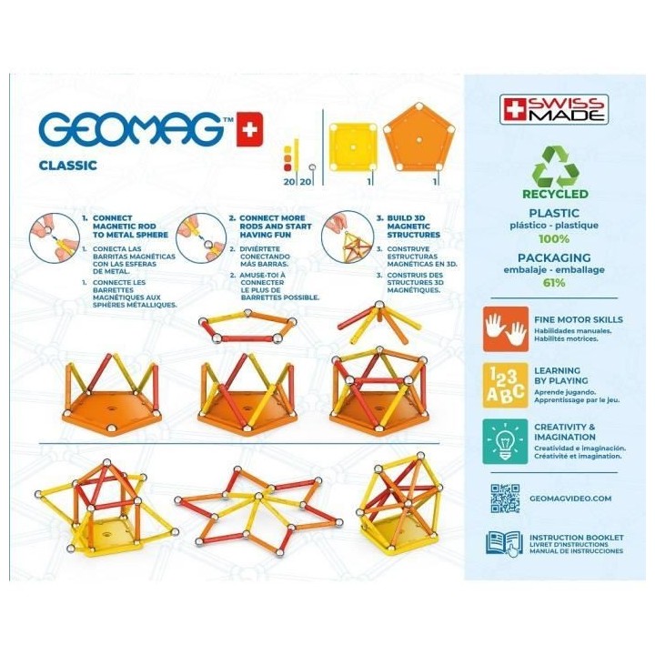 Geomag EcoFriendly 42pcs Color