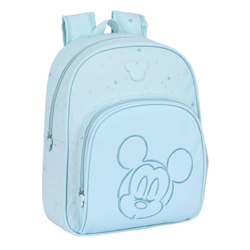 Cartable Mickey Mouse Clubhouse Baby Bleu clair (28 x 34 x 10 cm)