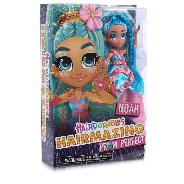 Hairdorables - Hairmazing - Poupée Mannequin avec 6 surprises - Noah