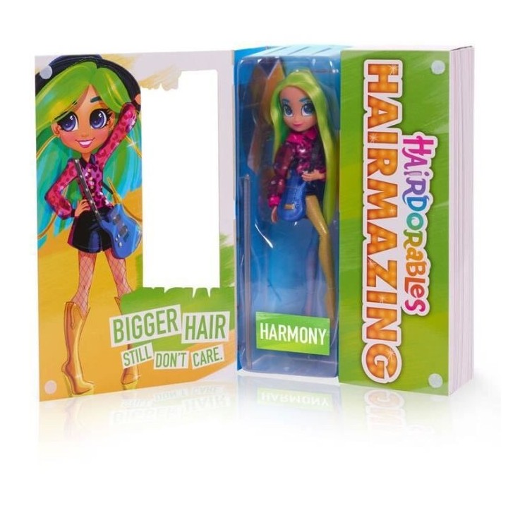 Hairdorables - Hairmazing - Poupée Mannequin avec 6 surprises - Harmo