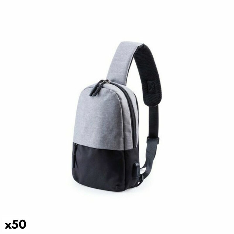 Sac à Dos Tablette avec Sortie USB 146218 Gris (50 Unités)