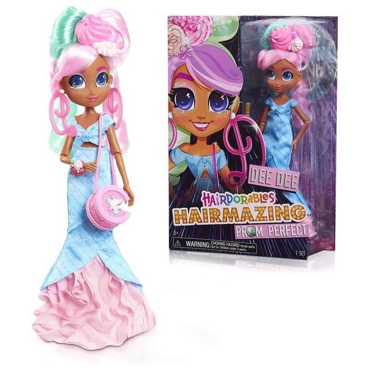 Hairdorables, Hairmazing, Poupée Mannequin Serie 2 26 cm avec Surpris