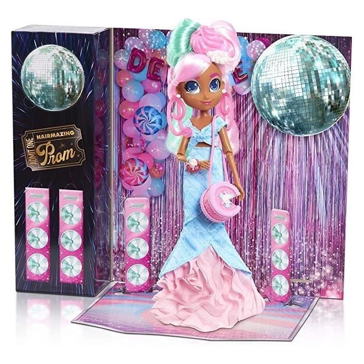 Hairdorables, Hairmazing, Poupée Mannequin Serie 2 26 cm avec Surpris