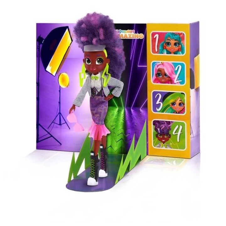 Hairdorables - Hairmazing - Poupée Mannequin avec 6 surprises - Kali