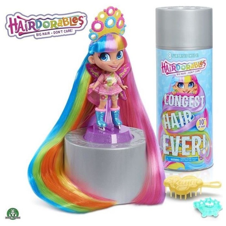Hairdorables Longest Hair Ever - Poupée et accessoires surpriser - Ch