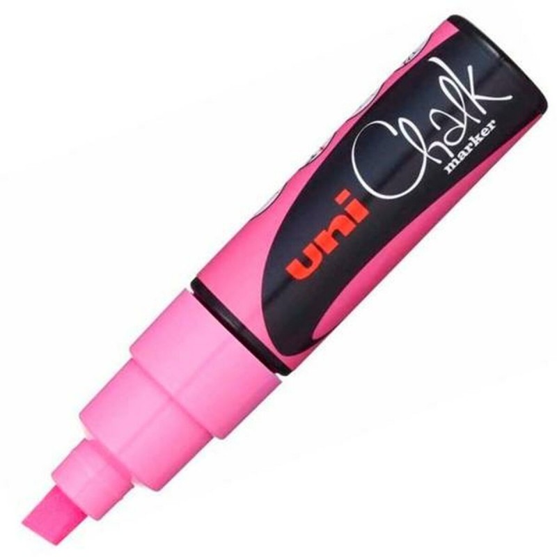 marqueur craie liquide Uni-Ball PWE-8K Fluor Rose 6 Unités