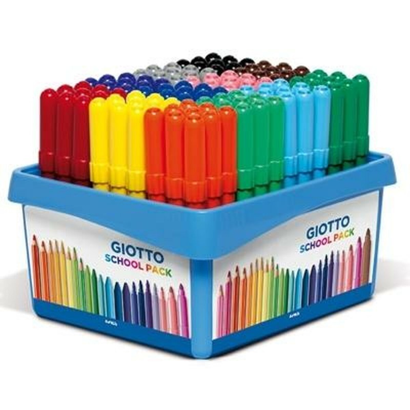 Feutres Giotto TURBO MAXI SCHOOLPACK 108 Pièces