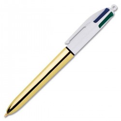 Crayon Bic Blanc Doré (12...