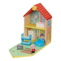 Peppa Pig - Maison Classique en Bois avec 1 personnage