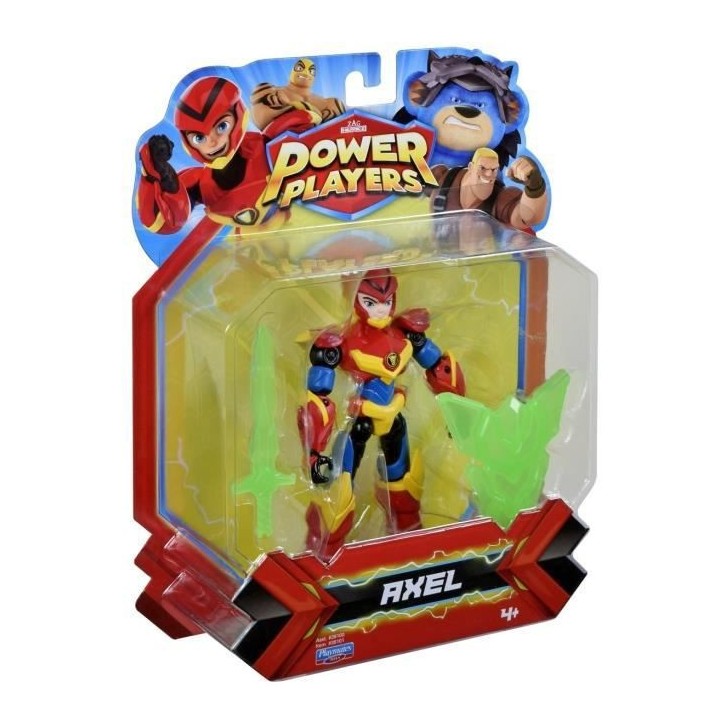 Power Players- Figurine articulée de 12 cm - Axel