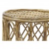 Jeu de 3 tables DKD Home Decor 39 x 39 x 41 cm Naturel osier