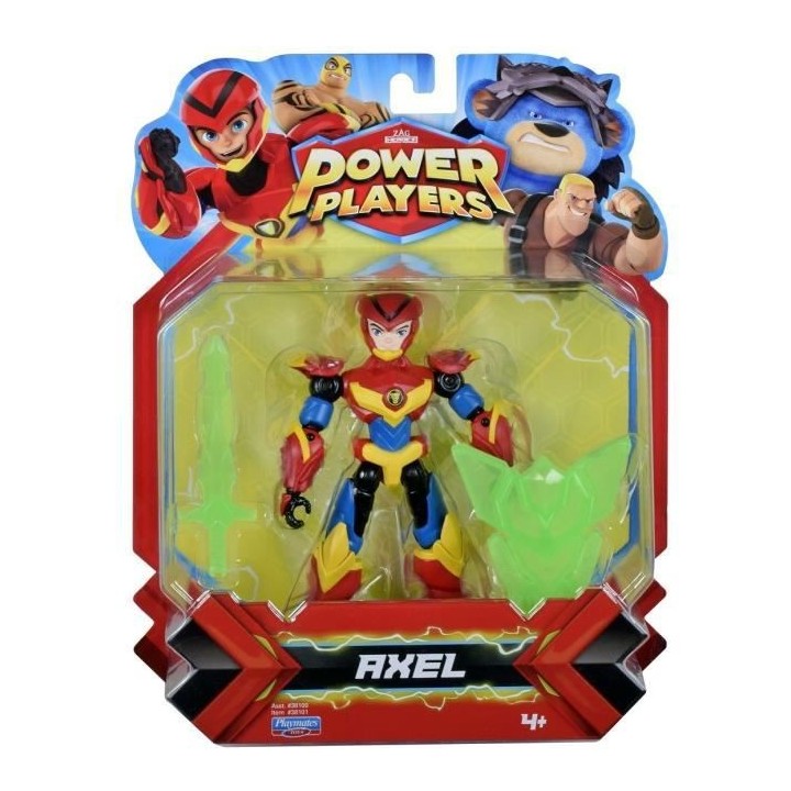 Power Players- Figurine articulée de 12 cm - Axel