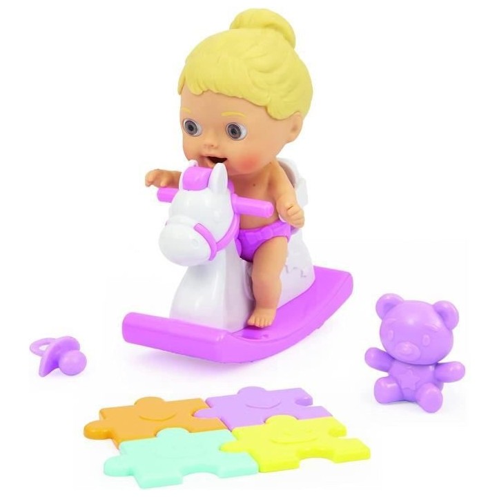 Cicciobello Amicicci - Set Cheval a Bascule - modele fille ou garçon