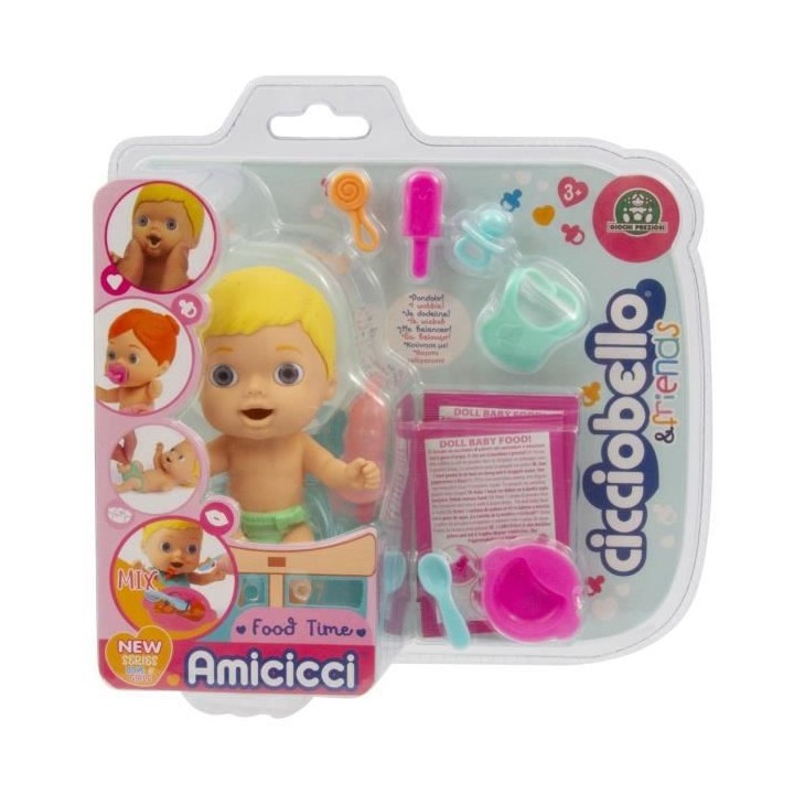 CCB - Set Repas Cicciobello Amicicci Deluxe - Asst Fille & Garçon