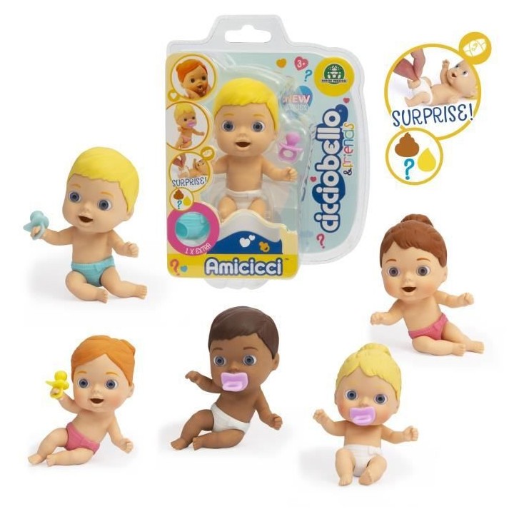 CCB - Blister 1 Cicciobello Amicicci avec acc. – Asst - Serie Surpri
