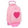 Cartable à roulettes Safta CorazÓn 32 x 42 x 15 cm Rose