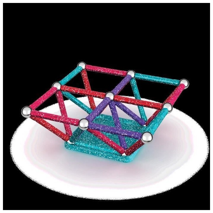 GEOMAG - Ecofriendly 60 pcs Glitter