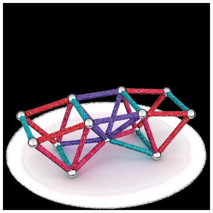 GEOMAG - Ecofriendly 60 pcs Glitter