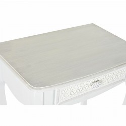 Console DKD Home Decor Bois MDF Blanc (60 x 40 x 72,5 cm)