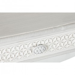 Console DKD Home Decor Bois MDF Blanc (60 x 40 x 72,5 cm)