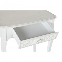 Console DKD Home Decor Bois MDF Blanc (60 x 40 x 72,5 cm)