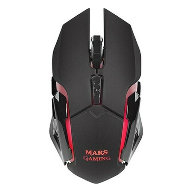 Souris Gaming avec LED Mars Gaming MMW 3200 dpi Noir 3200 DPI