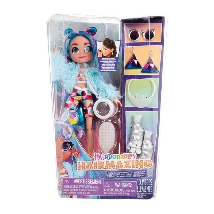 Hairdorables, Poupée Surprise (Serie 6) avec 12 surprises a l'intéri