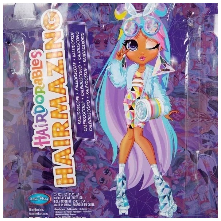 Hairdorables, Poupée Surprise (Serie 6) avec 12 surprises a l'intéri