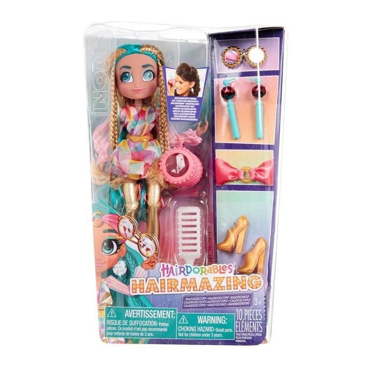 Hairdorables, Hairmazing, Poupée Mannequin 26 cm avec surprises, Seri