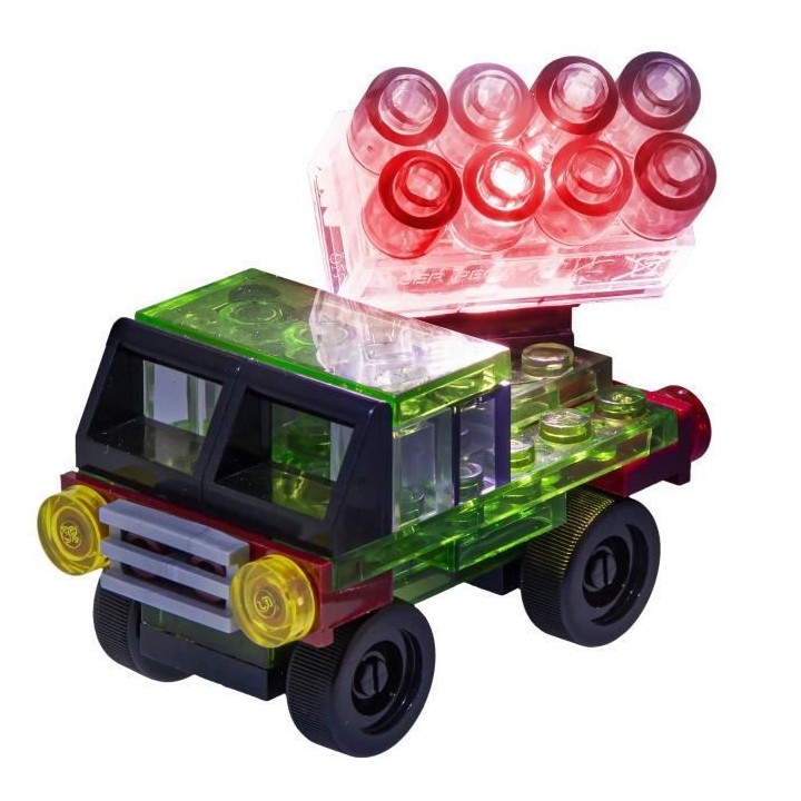 Laser Pegs, Véhicule pack double, Construction, brique lumineuse, Jou