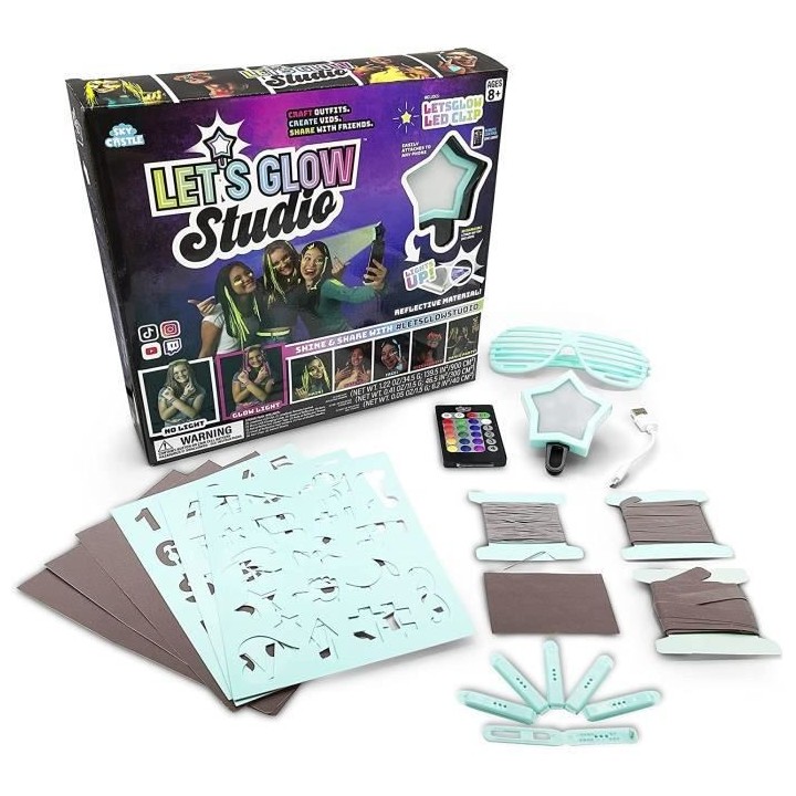 Let's Glow Studio,Création d'accessoires réfléchissants pour brille