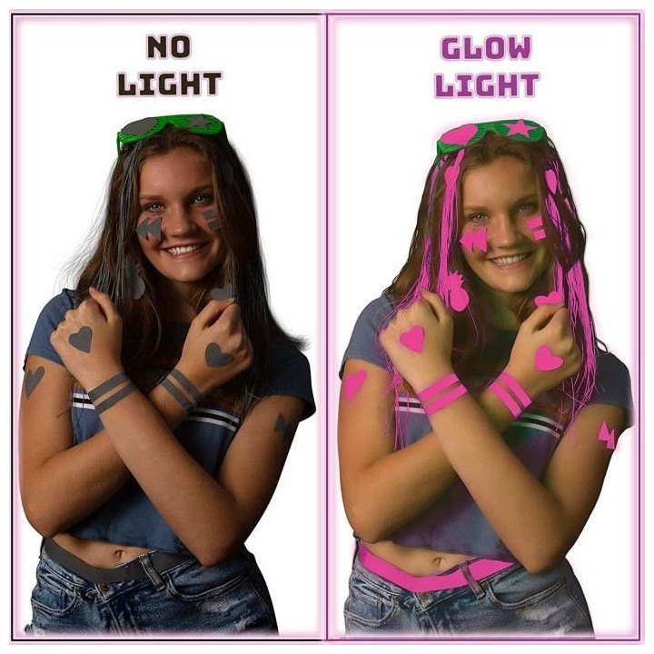 Let's Glow Studio,Création d'accessoires réfléchissants pour brille