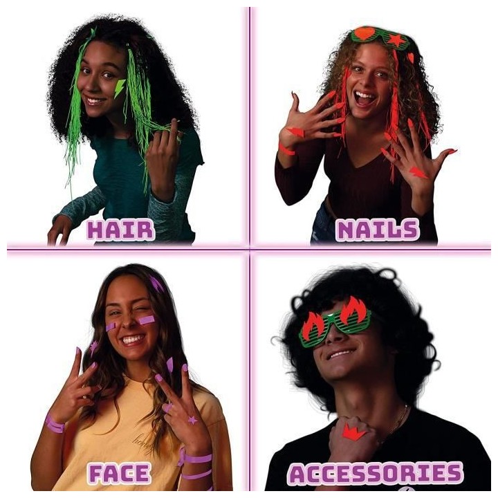 Let's Glow Studio,Création d'accessoires réfléchissants pour brille