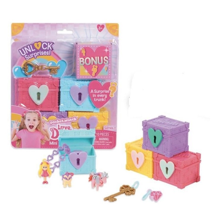 LOVE DIANA- Blister 4 Coffres Surprise