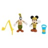 Mickey, 2 figurines articulées 7,5 cm avec accessoires, Theme Camping, Jouet pour enfants des 3 ans, MCC043