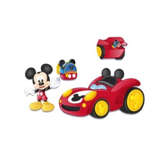 Mickey, Véhicule avec 1 figurine 7,5 cm et 1 accessoire, Modele Cours