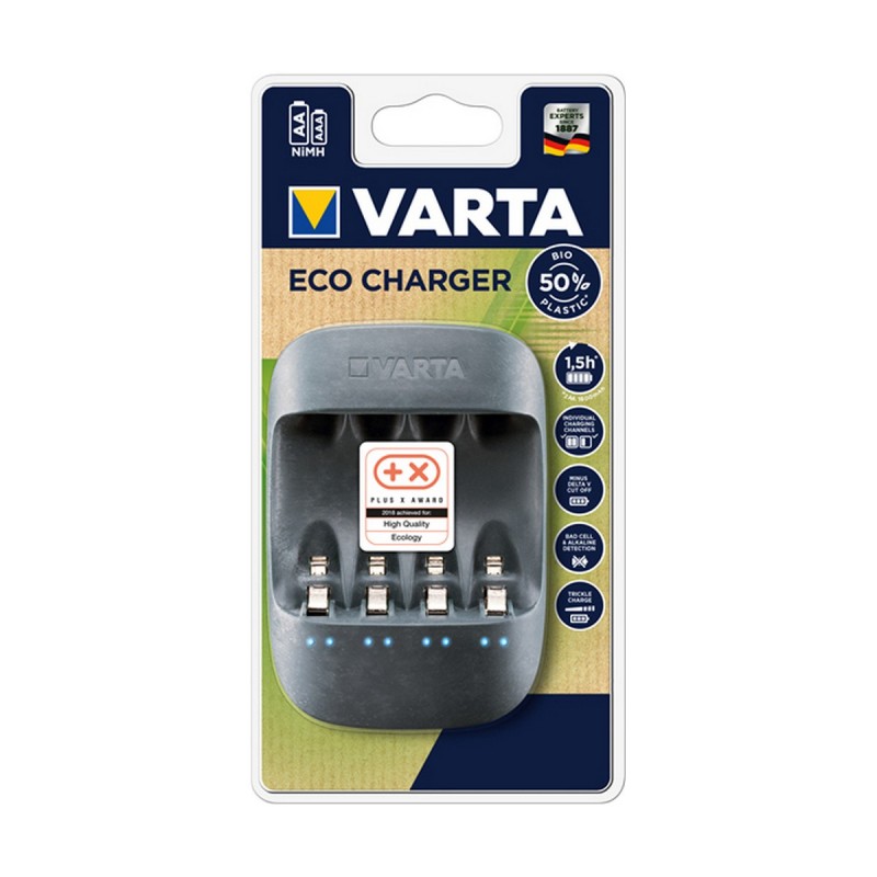 Chargeur + Piles Rechargeables Varta 57680 AA/AAA 4 Batteries