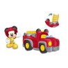 Mickey, Véhicule avec 1 figurine 7,5 cm et 1 accessoire, Modele Pompier, Jouet pour enfants des 3 ans, MCC063