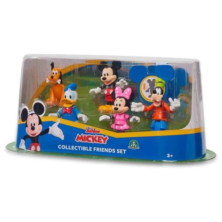 Mickey, Coffret 5 figurines 7,5 cm Articulées, 5 personnages a collec