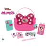 Minnie, Sac Fashion, 8 accessoires, avec fonctions sonores et lumineuses, Jouet pour enfants des 3 ans, MCN08