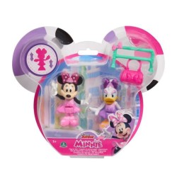 Minnie, 2 figurines articulées 7,5 cm avec accessoires, Theme Ballerine, Jouet pour enfants des 3 ans, MCN172