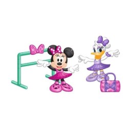 Minnie, 2 figurines articulées 7,5 cm avec accessoires, Theme Ballerine, Jouet pour enfants des 3 ans, MCN172