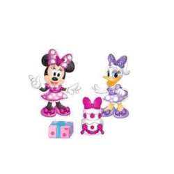 Minnie, 2 figurines articulées 7,5 cm avec accessoires, Theme Party, Jouet pour enfants des 3 ans, MCN173