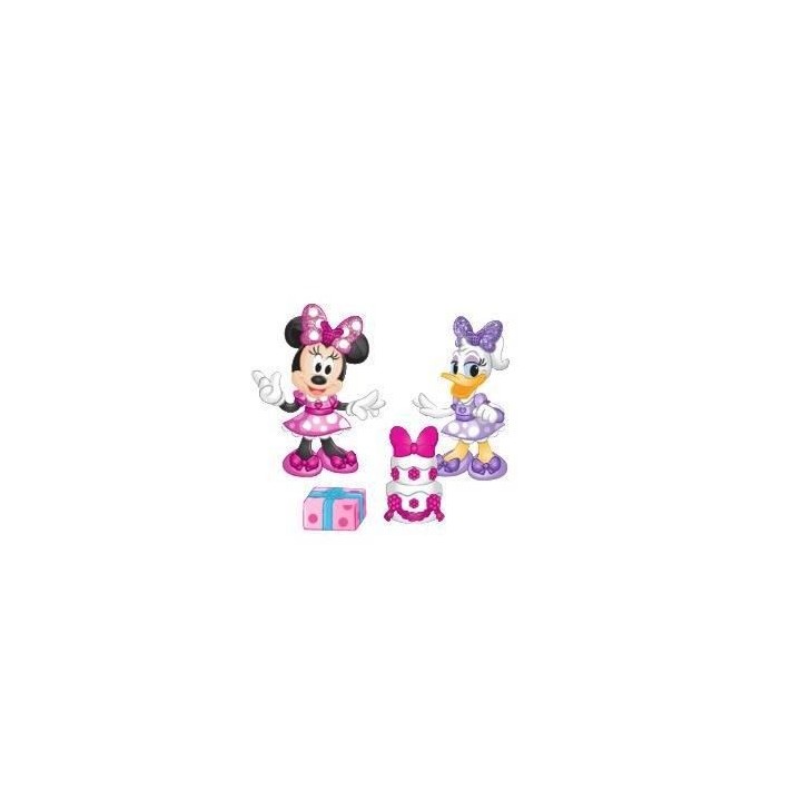 Minnie, 2 figurines articulées 7,5 cm avec accessoires, Theme Party,