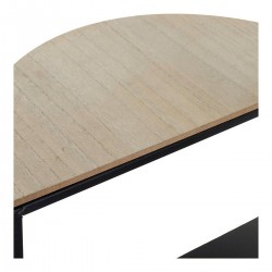 Table d'appoint DKD Home Decor Noir Fer Bois MDF (40 x 40 x 56 cm)