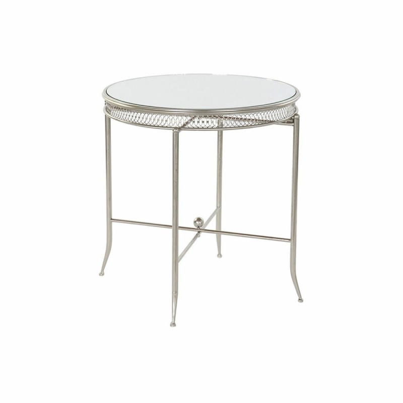 Table d'appoint DKD Home Decor Argenté Métal Miroir 56 x 56 x 56 cm